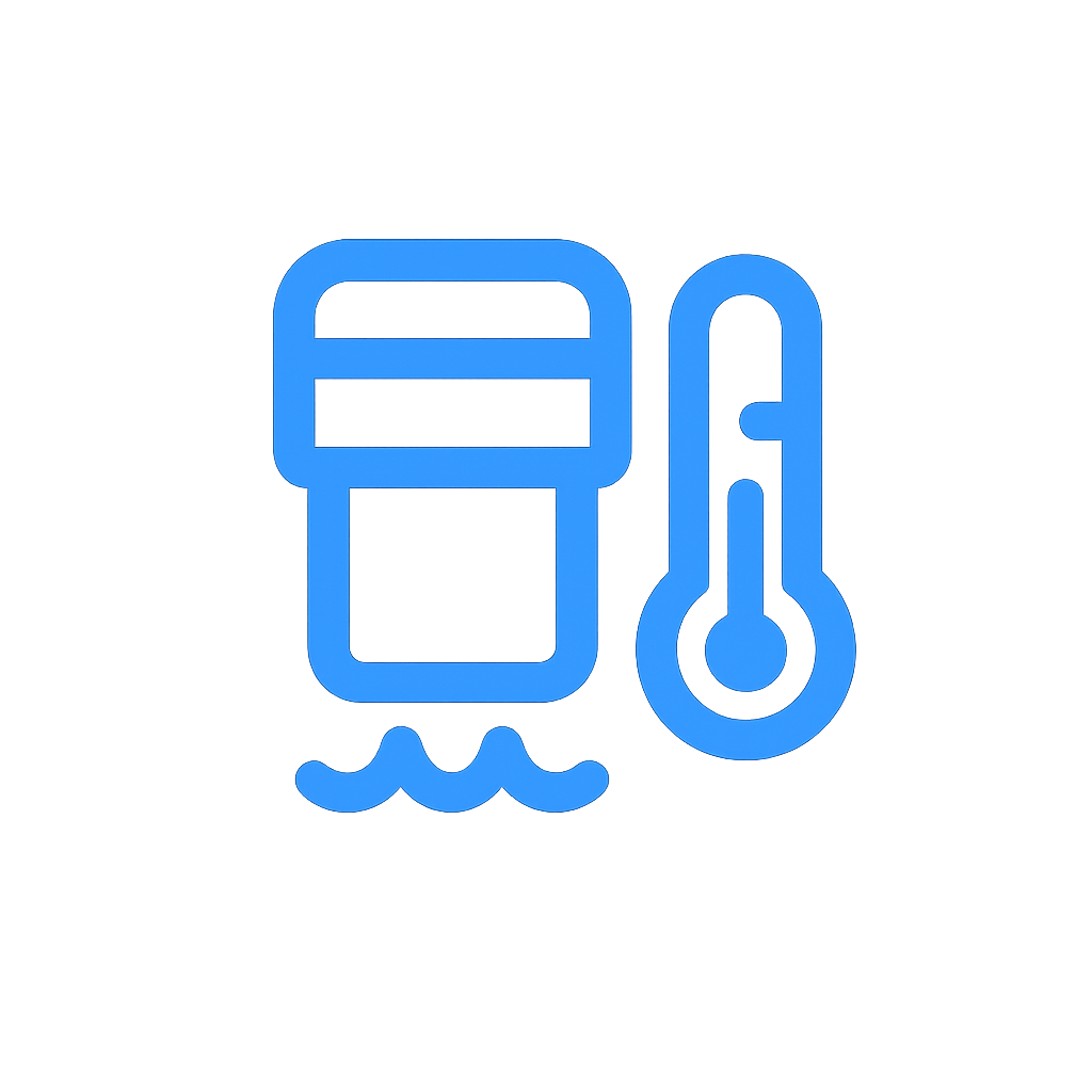 Filter and heater icon